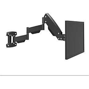 BL-LG312A Ultra-Long Gas Spring Arm 17"-27" Monitor Holder Full Motion LCD TV Mount Loading 1.5-7kgs VESA 75/100mm