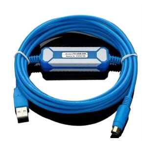 FX-USB-AW Suitable PLC Programming Cable Communication Download Cable FX3U FX3G 3 metres(Gold Plated Version)