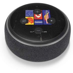 Skinit Decal Audio Skin Compatible with Amazon Echo Dot 3 - Officially Licensed DC Comics Peacemaker Collage Design