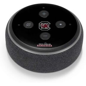 Skinit Decal Audio Skin Compatible with Amazon Echo Dot 3 - Officially Licensed University of South Carolina Gamecocks Black Design