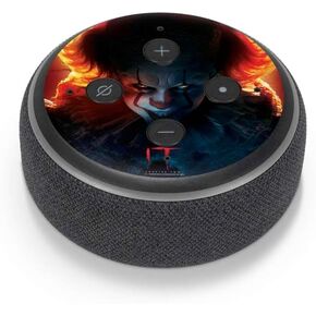 Skinit Skinit Audio Audio Skin متوافق مع Amazon Echo Dot 3 - تصميم ملصق Warner Bros المرخص له رسميًا