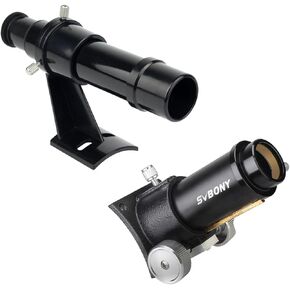 SVBONY Finder Scope 5x24 with Bracket Bundle with SV181 Rack and Pinion Focuser(2 Items)