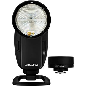Profoto A10 Light On Camera Light for Nikon Bundle مع Profoto Connect-threat-thregger trigger for Nikon (اثنين عناصر)