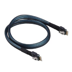 Data Cable Slim S-AS 4.0 SFF-8654 4i 38pin Host to SFF-8654 38pin Target Cable
