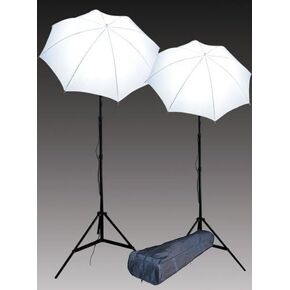 ePhoto New Photography Video Photo Studio Umbrella Continuous Lighting Kit DK2B