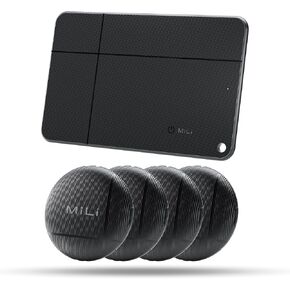 LiTag (4 Pack) and MiCard (1 Pack) Android Tracker Bundle for Google Find Hub (Find My Device) App