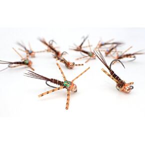 Rubberleg Pheasant Tail Nymph (12 Flies)