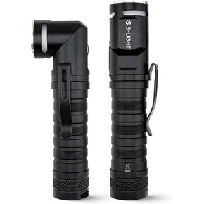Rechargeable Tactical Flashlight, 1400LM Magnetic Base LED Light with Right Angle Head, Pocket Flashlight for Work, Camping & Emergency, High Lumens, Durable & Water-Resistant