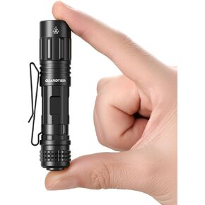 M70E Dual-Power Pocket Flashlight - 500LM Rechargeable EDC Light with Clip, 4 Modes for Camping & Everyday Carry