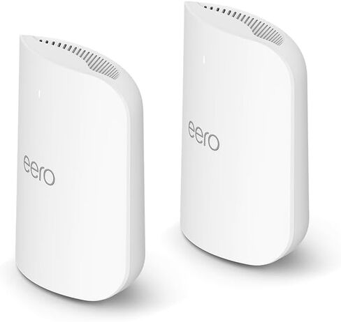 Amazon eero Pro 7 with 1 month free eero Business (auto-renews annually) - Supports internet plans up to 5 Gbps, Coverage up to 2,000 sq. ft., Connect 200+ devices, 1-pack in Kuwait