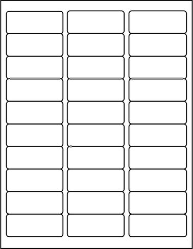 Business Source™ Mailing Laser Label, 1x2-5/8, 3000/PK, White in Saudi Arabia