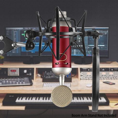 Yeti Nano Mic Pop Filter - 4 Inch 3 Layers Windscreen with Flexible 360° Gooseneck Clip for Blue Yeti Nano Microphone to Improve Sound Quality by YOUSHARES in Saudi Arabia