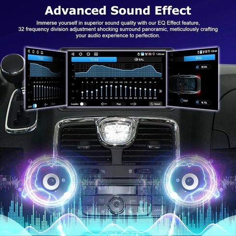 [2+64G] Car Stereo for Dodge Grand Caravan 2011-2020 and for Chrysler Grand Voyager 2011-2015 - 9 inch Touchscreen Android 13 Headunit - Wireless CarPlay & Android Auto/WiFi/EQ/GPS + AHD Backup Camera in Saudi Arabia