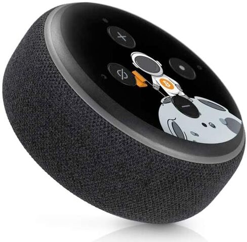 Skinit Decal Audio Skin Compatible with Amazon Echo Dot 3 - Officially Licensed Bitcoin Astronaut Design in Saudi Arabia