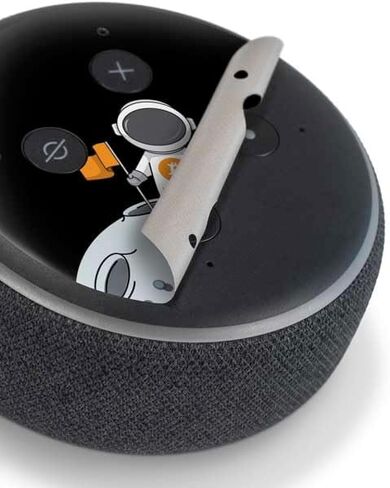 Skinit Decal Audio Skin Compatible with Amazon Echo Dot 3 - Officially Licensed Bitcoin Astronaut Design in Saudi Arabia