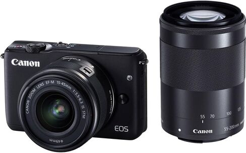 مجموعة الكاميرا Canon EOS M10 Mirrorless مع طقم عدسة STM STM EF-M 15-45MM in Kuwait