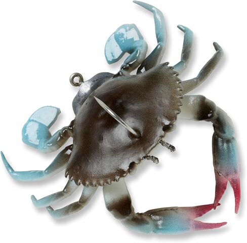 Savage Gear TPE 3D Crab Fishing Bait, 1 oz, Natural Peeler, Durable TPE Composition, Fast Sinking, Lifelike Bouncing Action in Saudi Arabia