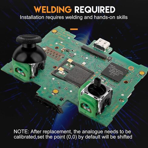 TOMSIN TMR Electromagnetic Joysticks Replacement for PlayStation 5 Controller, 4 Pack Anti-Drift Magnetic Resistance Stick Repair kit for PS5 Controller(Green) in Kuwait