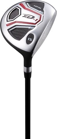 Aspire XD1 Men's Complete Golf Clubs Package Set Includes Titanium Driver, S.S. Fairway, S.S. Hybrid, S.S. 6-PW Irons, Putter, Bag, 3 H/C's Right Hand - Blue - Choose Size! in Saudi Arabia