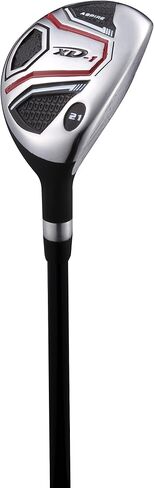 Aspire XD1 Men's Complete Golf Clubs Package Set Includes Titanium Driver, S.S. Fairway, S.S. Hybrid, S.S. 6-PW Irons, Putter, Bag, 3 H/C's Right Hand - Blue - Choose Size! in Saudi Arabia
