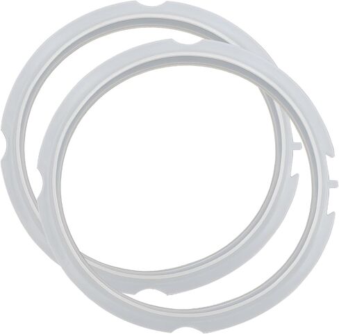 Sealing Ring for Pot Mini 3 Qt, 2 Count, Inner Pot Seal Ring, Replacement Silicone Gasket Seal Rings for 3 Quart Electric Pressure Cooker Accessories Parts, Clear in Saudi Arabia