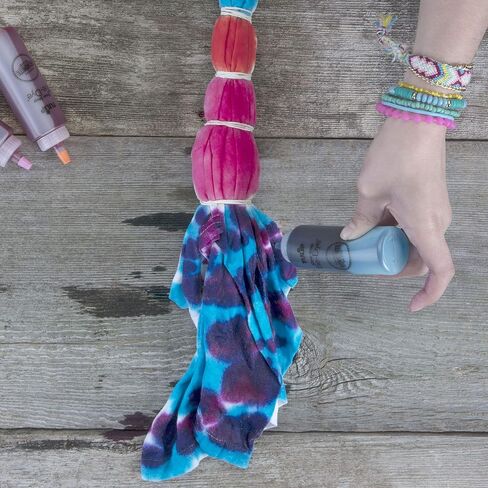 Tulip One-Step Tie-Dye Kit Tulip Fabric Dye 40720 Fdy Med Americana Kit, 5 Color Trend, As Detailed in Kuwait