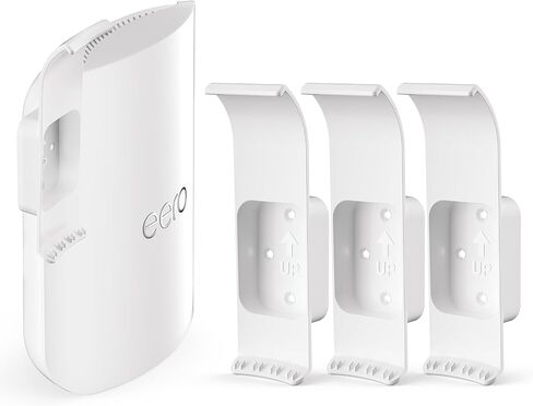 eero Max 7 Wall Mount Holder,Space-Saving Design Mounting Bracket (2-Pack) | eero Max 7 Wall Mount Holder can Hidden Cable Management,fits for eero Max 7 Mesh Wi-Fi Router in Saudi Arabia