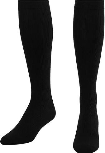 Men's Over the Calf Compression Socks (1 Pair) - 8-15 mmHg Medium Compression, Moisture-Wicking, Made in USA - Relieve Tired, Aching Feet & Legs, Swelling, Varicose Veins in Saudi Arabia