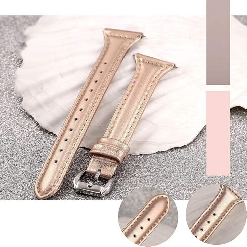متوافق مع Benu 2 Plus Bands ، Slim Slim Genuine Leather Band Bandsories Strap متوافق مع Garmin Venu Sq Smartwatch/Venu 2 Plus Smartwatch (Black) in Kuwait