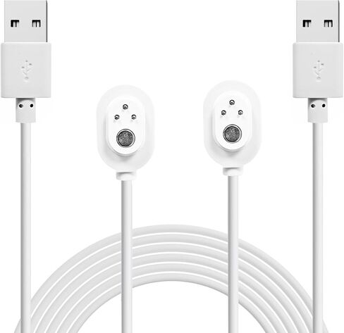 2 Pack Charging Cord Replacement for Arlo Pro 3, Arlo Pro 4, Arlo Pro 5S 2k, Arlo Ultra, Arlo Ultra 2 Security Camera USB Magnetic Cable 3M （Not Compatible with Arlo Essential Spotlight） in Saudi Arabia