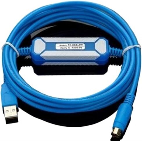 FX-USB-AW Suitable PLC Programming Cable Communication Download Cable FX3U FX3G 3 metres(Gold Plated Version) in Saudi Arabia
