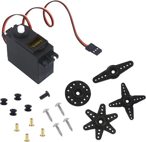 RGBZONE 4PCS S3003 Servo Motor Standard RC Servo High Speed for Smart Car Robot Boat RC Helicopter in Kuwait