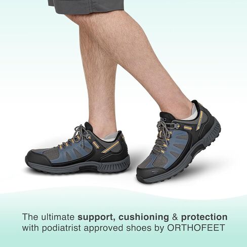 Orthofeet Men's Orthopedic Waterproof Avalon Hiking Shoes in Saudi Arabia