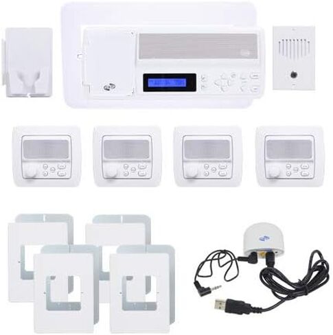 Intrasonic Retro Intercom System with Bluetooth Replaces M&S 4-Room (5 Room) in Saudi Arabia