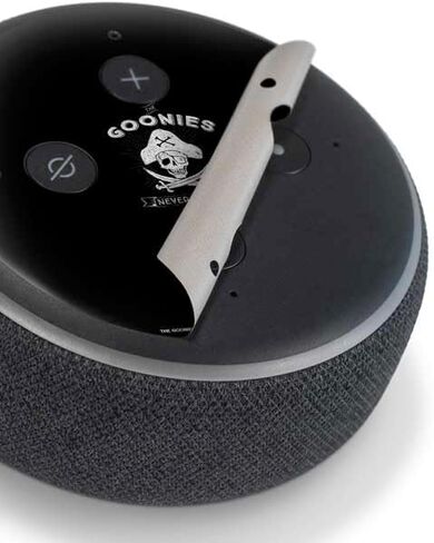 Skinit Schecal Audio Skin متوافق مع Amazon Echo Dot 3 - Warner Bros المرخص رسميًا (1985) لا يقول تصميم الموت أبدًا in Kuwait