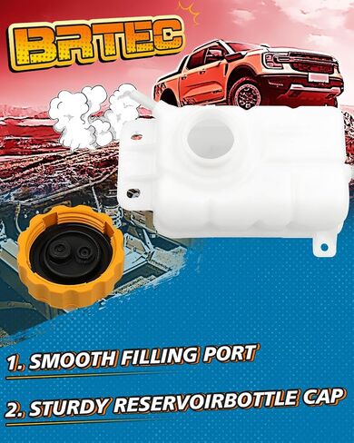 خزان سائل التبريد BRTEC مع غطاء لـ 2007 2008 2009 2010 2011 لسيارة Chevy Aveo؛ 2009-11 لسيارة تشيفي أفيو 5؛ 2009 2010 لخزان سائل التبريد بونتياك G3 ويف مع غطاء in Saudi Arabia