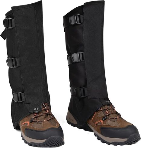 Hikeen Snake Leg Gaiters, Adjustable Snow Boot Gaiters for Hiking, Waterproof Snake Guards, Snake Bite Protection for Lower Legs, Snake Proof Gaiters Fit for Men & Women in Saudi Arabia