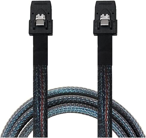 S-AS 36PIN SFF-8087 إلى S-AS 36PIN SFF-8087 بيانات القرص الصلبة الخادم 30 سم لكبل وحدة التحكم إلى الخلفية 1M (0.5M) in Kuwait