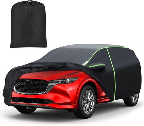 Car Cover for Ford Bronco 4-Door 2021-2024, Full Car Cover All Weather Car Covers for Bronco, Waterproof Outdoor Cover with Zipper Door Reflective Strips in Saudi Arabia