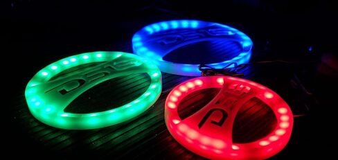 DS18 PRO-GRILL8LGO GRILL SPEELER مدمجة في ضوء RGB-8 بوصة ، طلاء الأشعة فوق البنفسجية ، مقاومة للخدش ، حماية وتغطية مكبرات الصوت الخاصة بك (واحد) in Saudi Arabia