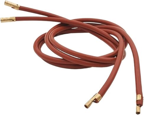 High Voltage Pulse Igniter 2pcs High-Tension Cable Dia 6.5mm High Pressure Wire Line with Joint Waste Oil Burner Accessories(High Voltage Wire) in Saudi Arabia