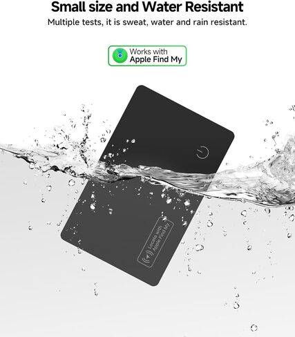 JTD Airtags & Wallet Tracker Card, Find My Wallet Card, IP67 Waterproof, Compatible with Apple (iOS Only), Luggage Label Item Locator (2tags1card) in Kuwait