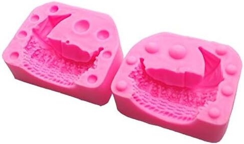 3D Knitted Baby Shoes Silicone Fondant Molds Cake Baking Tool Cake Decorating Sugarcraft DIY Mold Candle Soap Polymer Clay Craft Silicone Mold in Kuwait