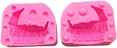3D Knitted Baby Shoes Silicone Fondant Molds Cake Baking Tool Cake Decorating Sugarcraft DIY Mold Candle Soap Polymer Clay Craft Silicone Mold in Kuwait