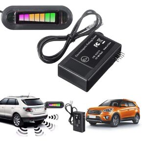Radar Detectors Parking Sensor Kit Vehicle Reversing Radar, Electromagnetic Car Parking Sensor Reversing Reverse Backup Radar System Alarm