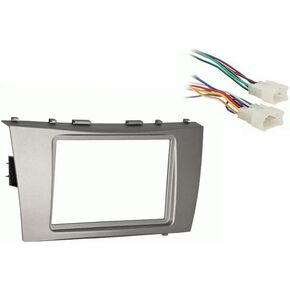 Harmony Audio HA-701761 Compatible with Toyota Camry 2007-2011 Factory Stereo to Aftermarket Radio Harness and Metra 95-8218S Double DIN Dash Kit