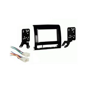 Ammarony Audio متوافق مع Toyota Tacoma 2012 2013 2014 2015 Double Din Car Stereo Radio Radio Kit Gloss Dash