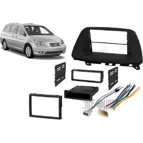 Absolute USA ABS99-7869 Fits Honda Odyssey 2005-2010 Multi DIN Stereo Harness Radio Install Dash Kit Package