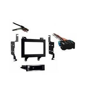 Ammarony Audio 701858 متوافق مع Chevy S 10 Blazer 1995-1997 Double Din Din Stereo Harness Radio Kit ، محول هوائي ما بعد البيع 40 جم 10 و METRA 99-3045 ISO DIN/Double DIN