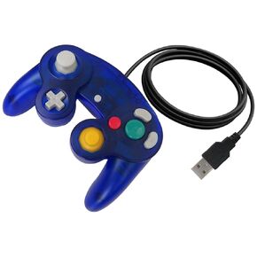 Portable Classic Wired USB Controller Fit for Windows MAC System, Replacement PC Gaming Controller for NGC